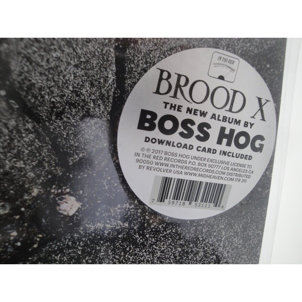 Boss Hog - Brood X Vinyl Record Jon Spencer NEW Sealed fold-out
